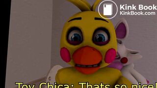FNAF SFM Toy Chica And Pre Mangle Pooping In The Same Toilet