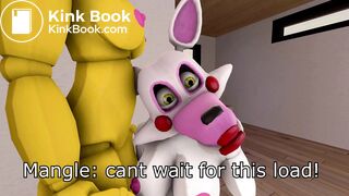 FNAF SFM Toy Chica And Pre Mangle Pooping In The Same Toilet