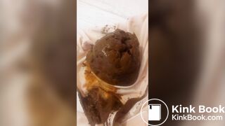 White panty poop - video 3