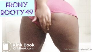 Ebony panty poop pee and smear - video 2