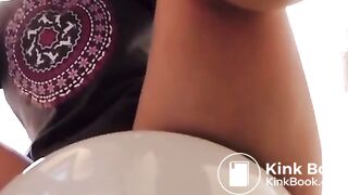 Under the toilet toilet sharts