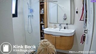 Girl needs to shit after cleaning up