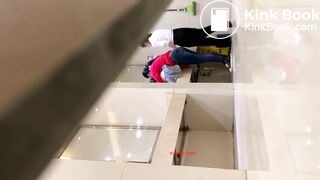 girl poop in toilet - video 12