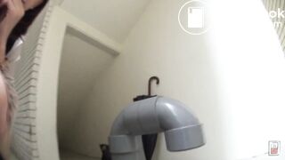 Japanese woman poops outdoors 2