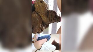 Cute Japanese Teen Poop