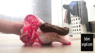 Laundry panty poop
