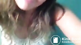 Girl pooping on toilet self shot 22