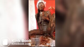 Majestic poop smeared and puked