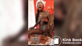 Majestic poop smeared and puked