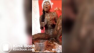 Majestic poop smeared and puked