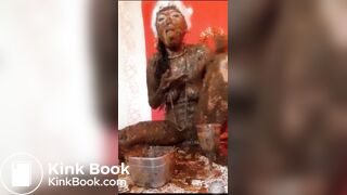 Majestic poop smeared and puked