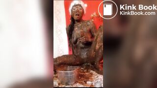 Majestic poop smeared and puked