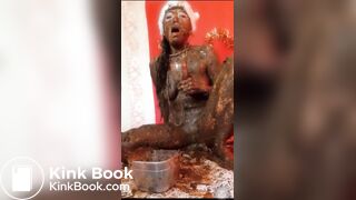 Majestic poop smeared and puked