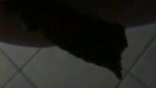 Girl pooping on toilet self shot 24