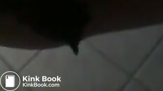 Girl pooping on toilet self shot 24