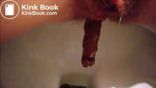 Girl pooping on toilet self shot 19