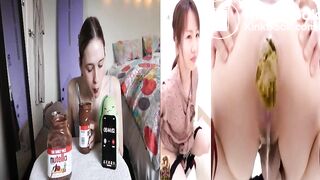 chocolate food recycled in poop