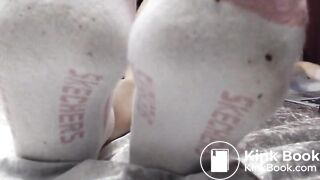 Summer_Fox , Lana Huckaby, Dirty socks fetish footjob