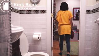 Asian girl pooping short film