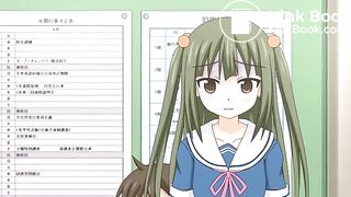 a cute girl poops herself