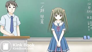 a cute girl poops herself