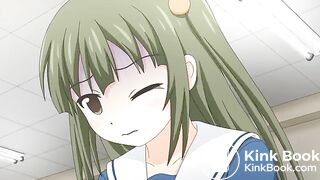 a cute girl poops herself