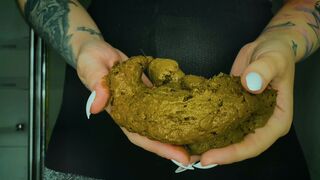 Pawgs big soft shit and smear