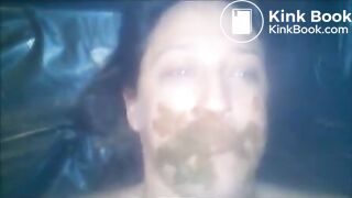 Shit and eat on slut