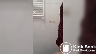 Diaper poop in bathroom