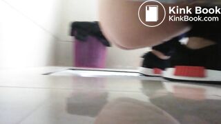 Soft poop in the toilet