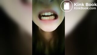 TEEN GIRL EAT OWN SHIT