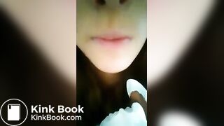 TEEN GIRL EAT OWN SHIT