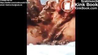 More Dirty Scat Whore: Scat Filling her Pussy