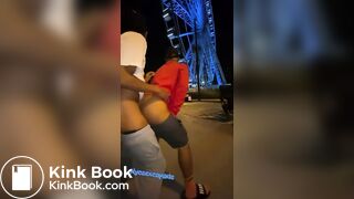Nycsexcapade public fuck at an amusement park