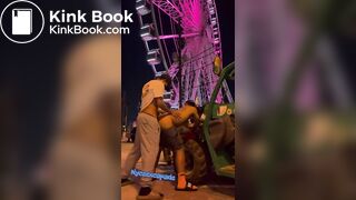 Nycsexcapade public fuck at an amusement park
