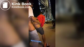 Nycsexcapade public fuck at an amusement park