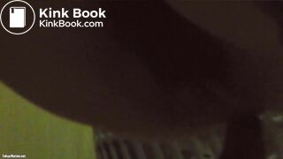 Few Asian girl shitting on public toilet