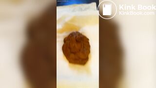 Big creamy load on floor