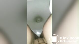 CLASSIC pov-public-bathroom-shitting