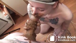 Betty blowjob with scat