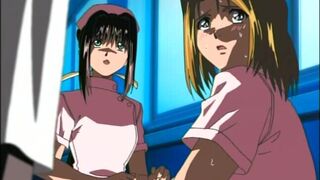 Hentai nurse shits while being "examined"