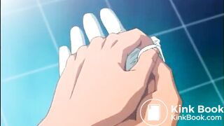 Hentai nurse shits while being "examined"