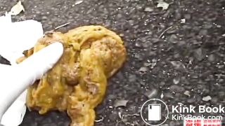 Japanese girl pooping44
