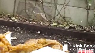 Japanese girl pooping44
