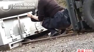 Japanese girl pooping44
