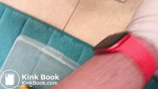 Giant verbally physically plays with bus (scat)