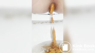 Korean girl pooping comp