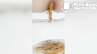 Korean girl pooping comp