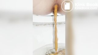 Korean girl pooping comp