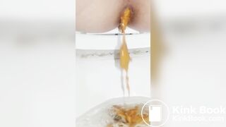 Korean girl pooping comp